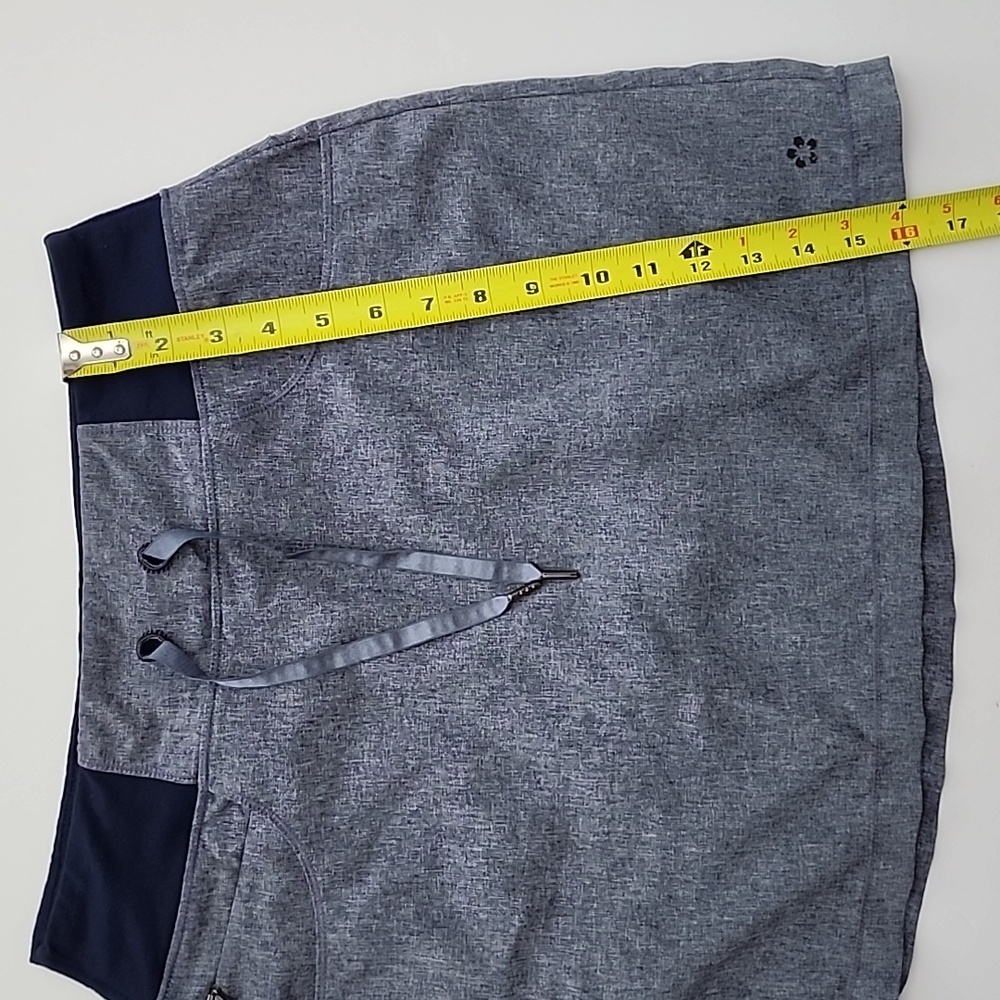 Tuff Athletics Women's Skirt Skort Heathered Blue Stretch Waist Sz S - Picture 14 of 14